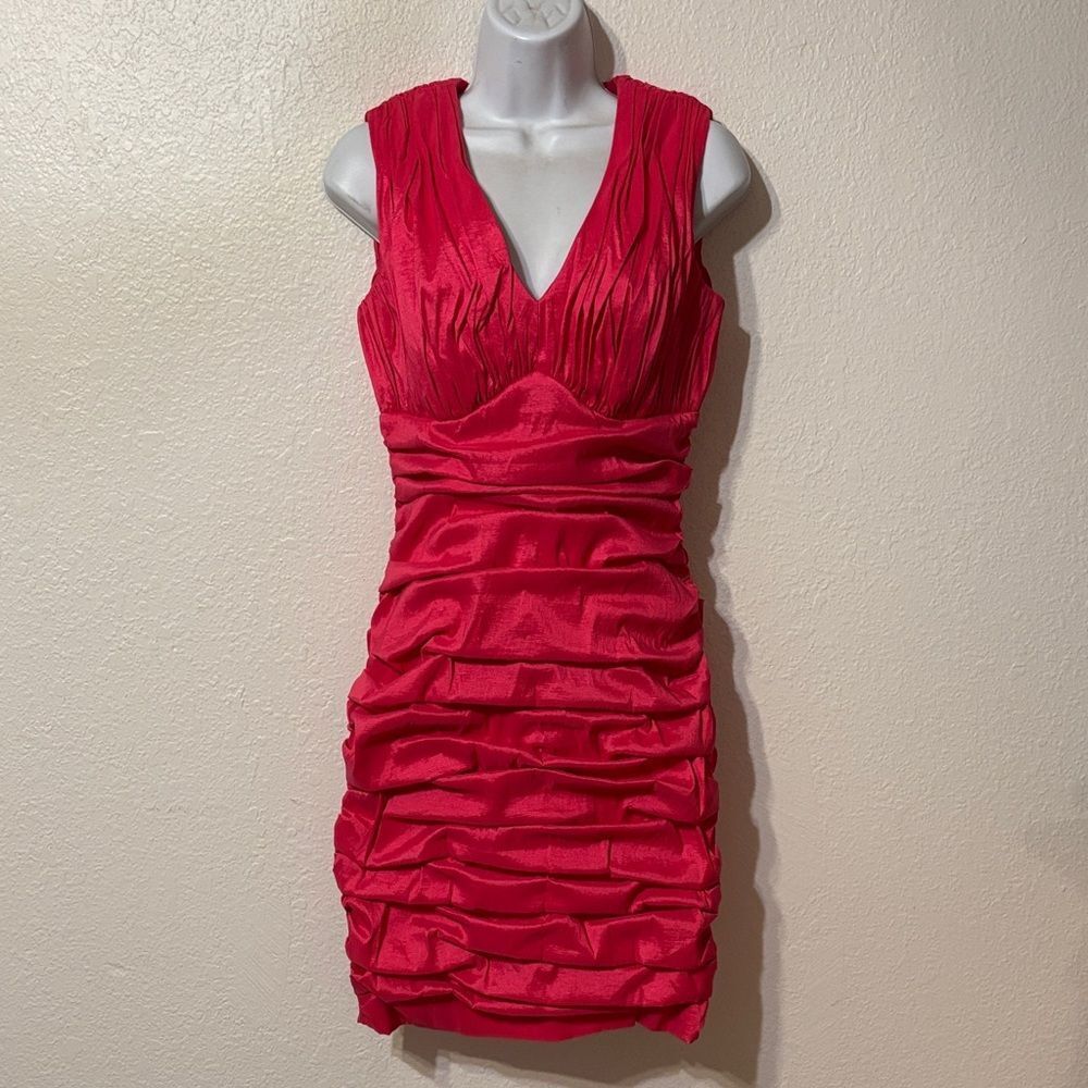 Calvin Klein Ruched Cocktail Dress Size XS